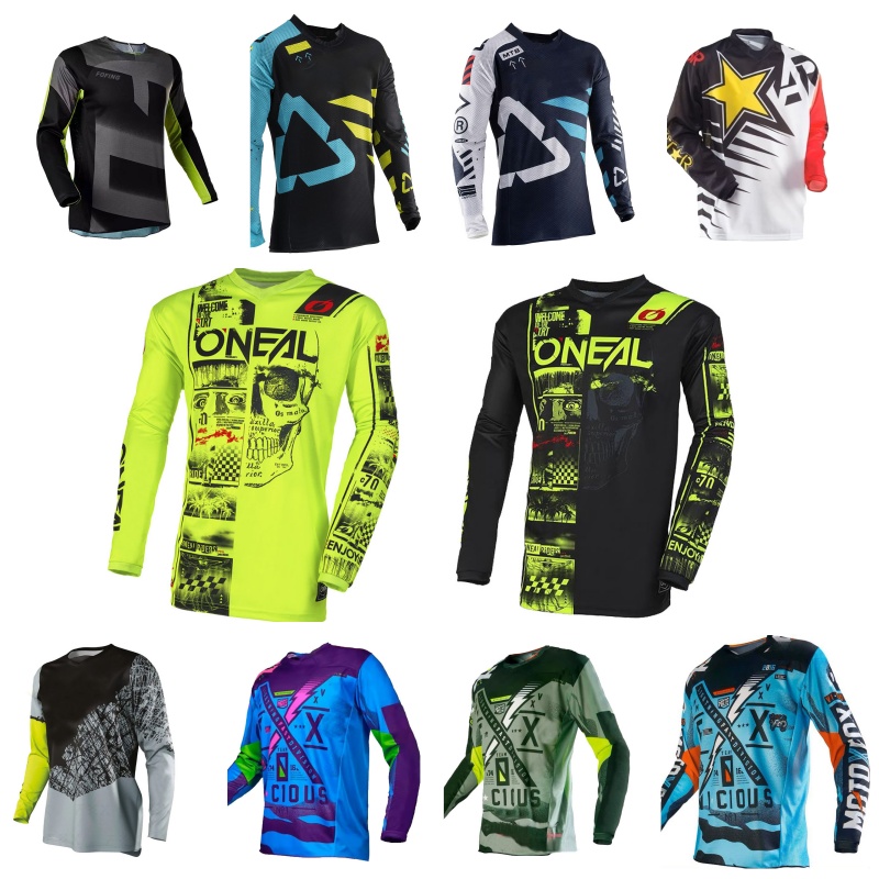 Motorcycle Gear For Woman - Oddychająca, szybkoschnąca koszulka motocrossowa męska damska,
