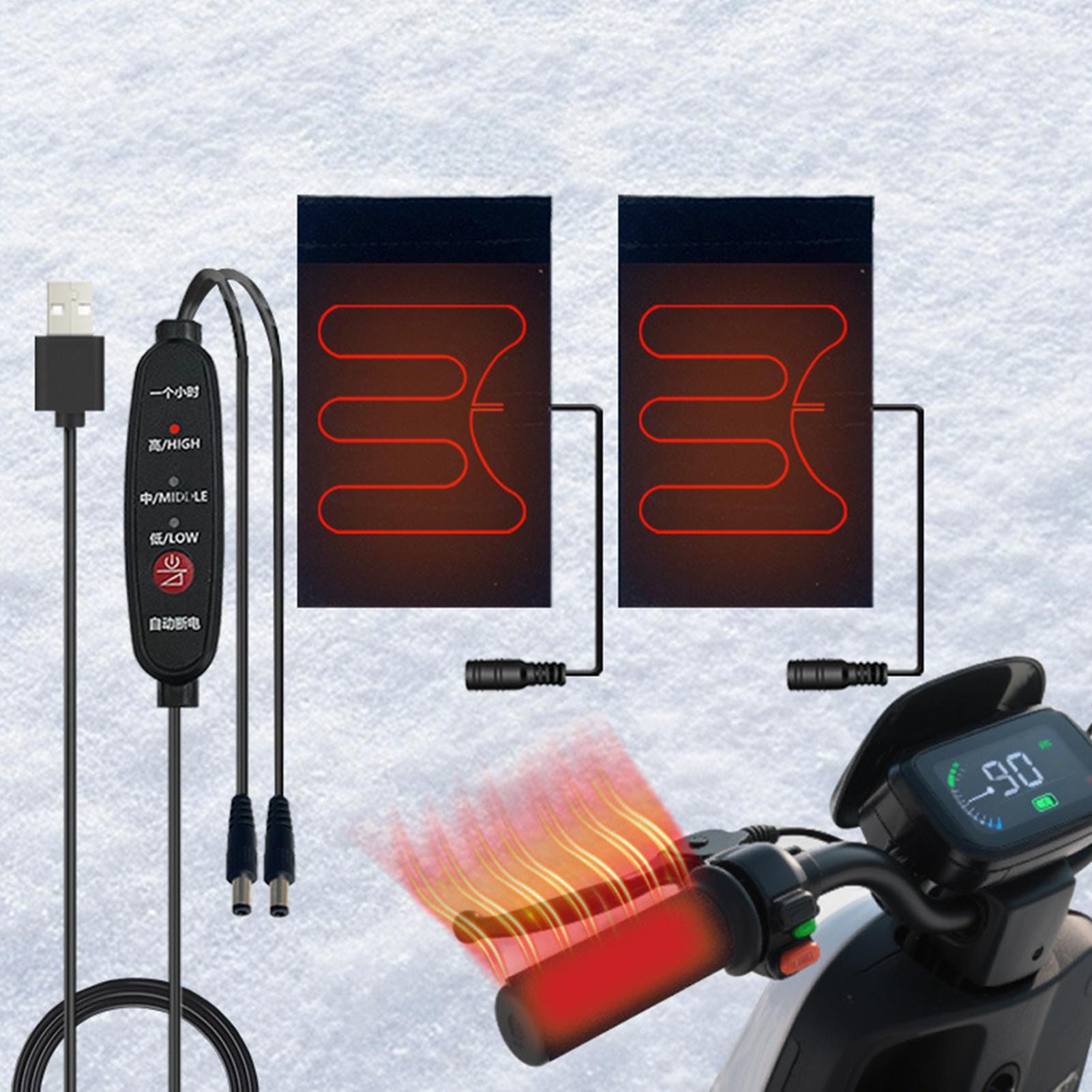 Handlebar Grip Heated - Ogrzewane manetki kierownicy 5V, nakładki na