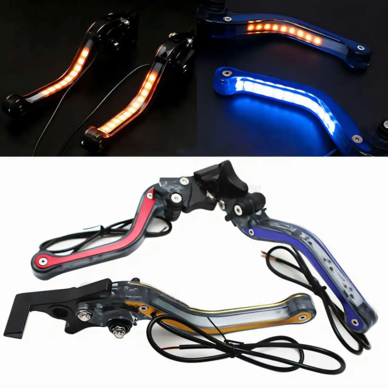 Motorcycle Gear Lever Extender - Para uniwersalnych, modyfikowanych dźwigni sprzęgła i