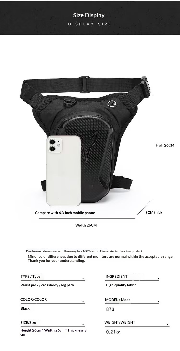 Wodoodporna torba na nogę moto – Motorcycle Gear Companies recenzja i cena